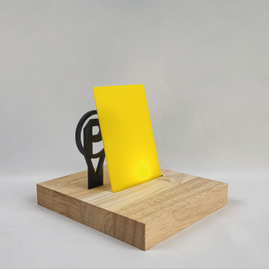 Plexiglass CN Jaune Diffusant 3 mm