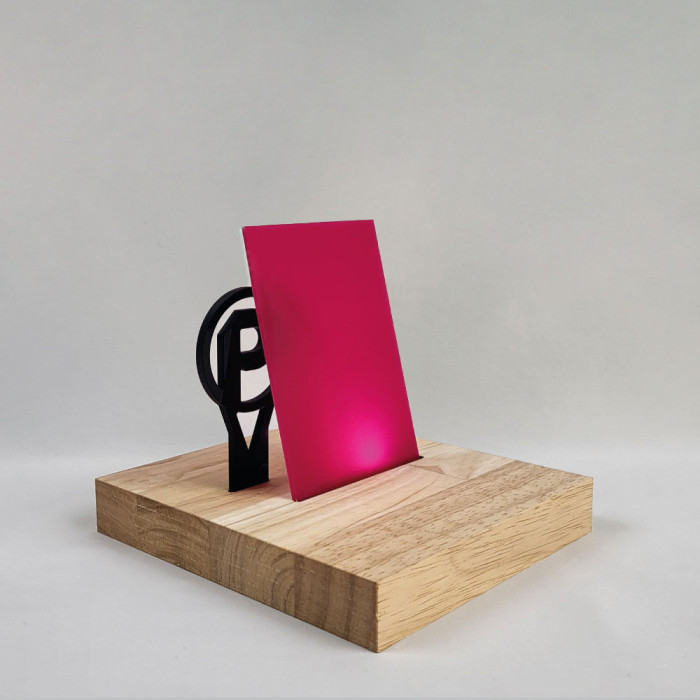 Plexiglass CN Rose Diffusant 3 mm