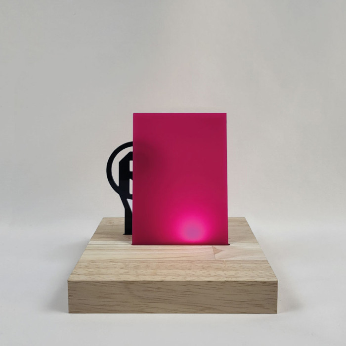 Plexiglass CN Rose Diffusant 3 mm