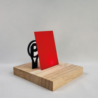 Plexiglass CN Rouge Diffusant 3 mm