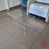 Tables gigognes Plexiglass Transparent