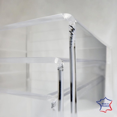 Tables gigognes Plexiglass Transparent