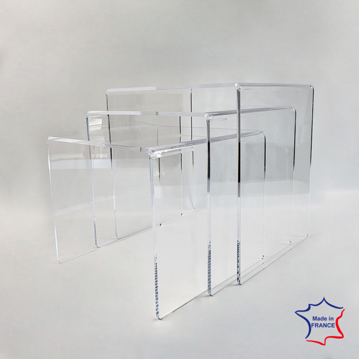Tables gigognes Plexiglass Transparent