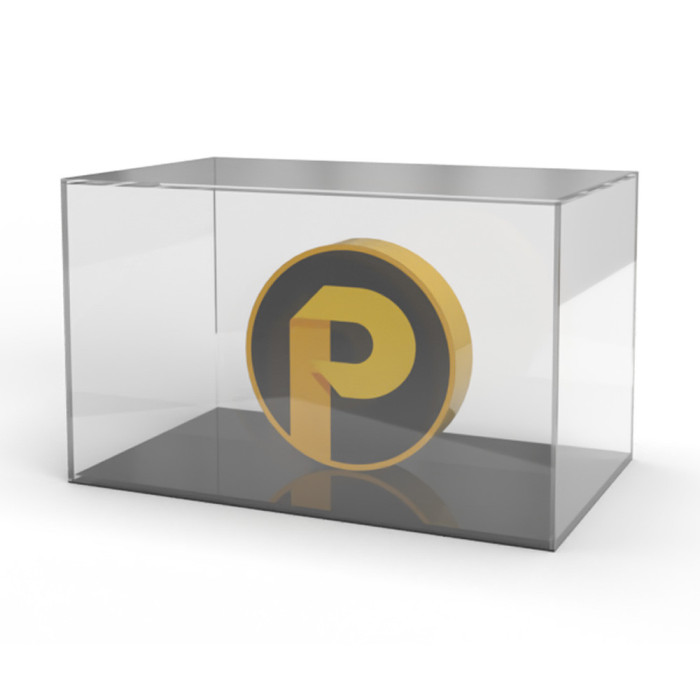 Vitrine sur mesure collée