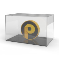 Vitrine sur mesure collée