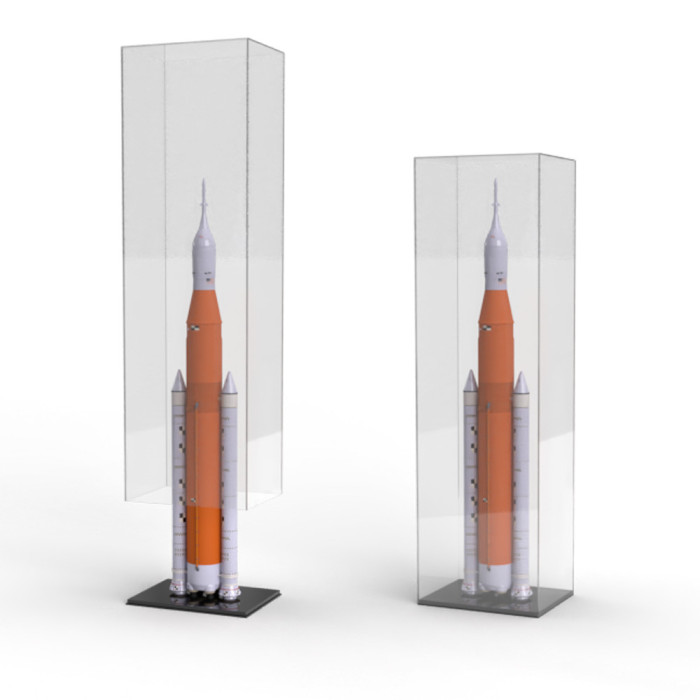 Vitrine sur mesure collée