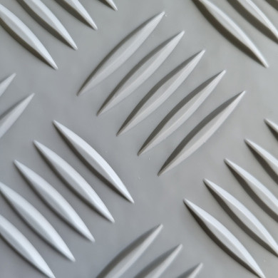 PPH FOAMLITE® Gris Strié 10 mm