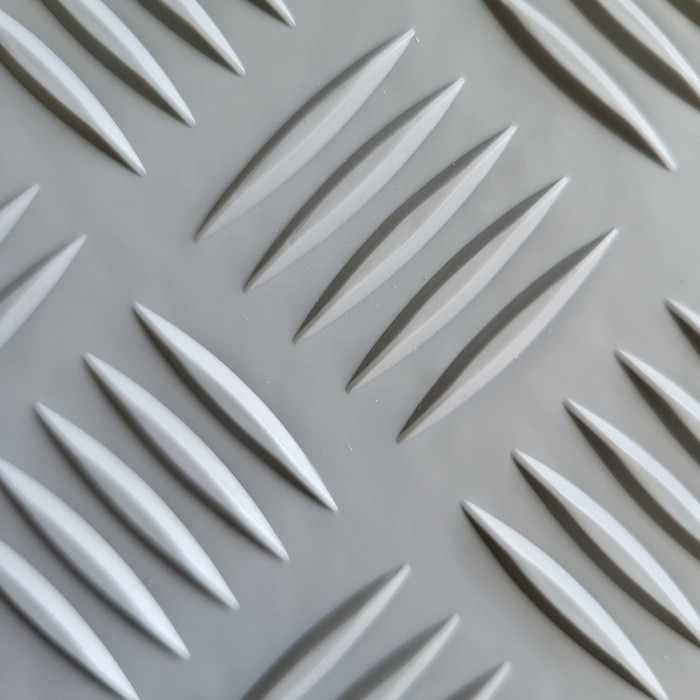 PPH FOAMLITE® Gris Strié 10 mm