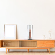 Vitrine sur mesure cylindrique