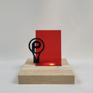 Plexiglass CN Rouge Transparent 3 mm