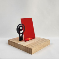 Plexiglass CN Rouge Transparent 3 mm