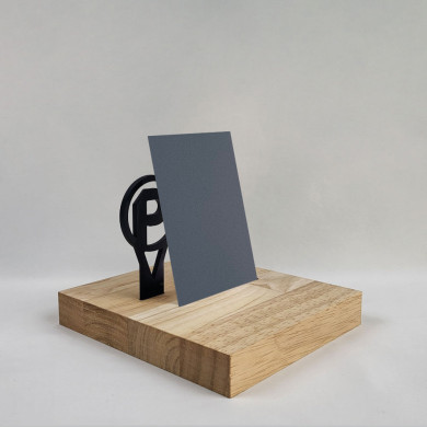 PVC expansé gris 3 mm vue de côté